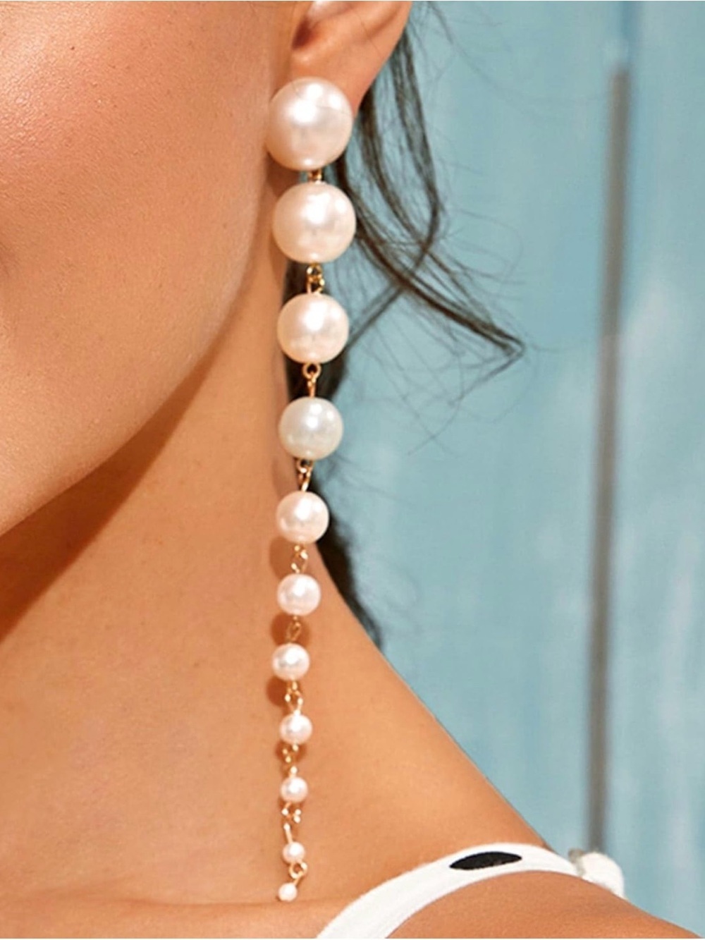 Pearl Drop Dangle Earrings